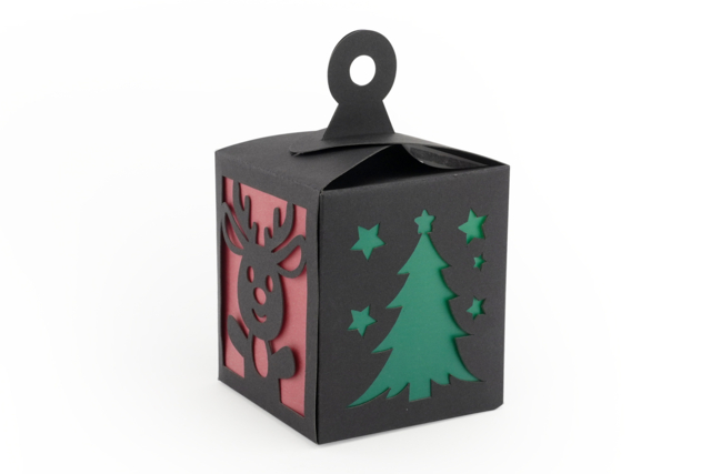 Christmas Stained Glass Lantern Kit - 4 Pieces - 4 - Christmas Lanterns - 10doigts.com - Photophores de Noël à décorer - 10doigts.fr