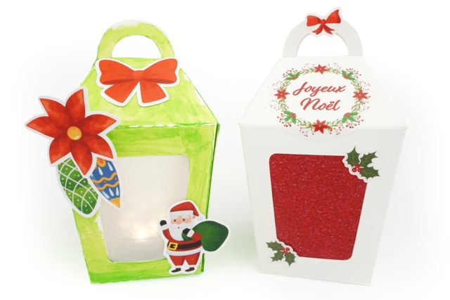 Small Lanterns to Assemble - 6 Pieces - 4 - Cardboard Boxes and Baskets - 10doigts.com - Boîtes et corbeilles en carton - 10doigts.fr
