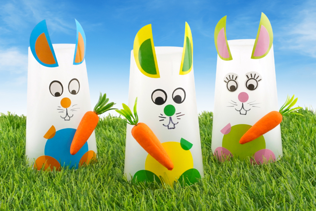 Styrofoam Carrots - 6 Pieces - 2 - Easter Decorative Accessories - 10doigts.com - Accessoires décoratifs de Pâques - 10doigts.fr