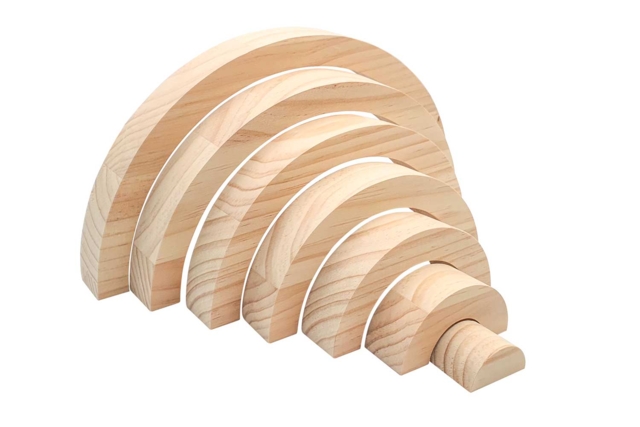 Arc-en-ciel en bois - 5 - Wooden Games and Toys - 10doigts.com - Jeux et Jouets en bois à décorer - 10doigts.fr