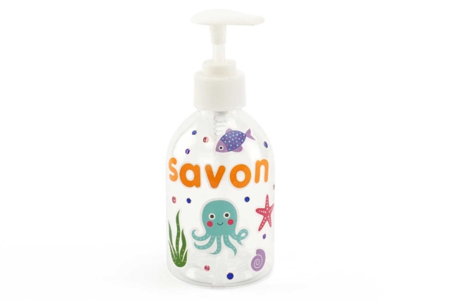 Plastic Soap Dispenser - 3 - Transparent Plastic - 10doigts.com - Plastique Transparent - 10doigts.fr