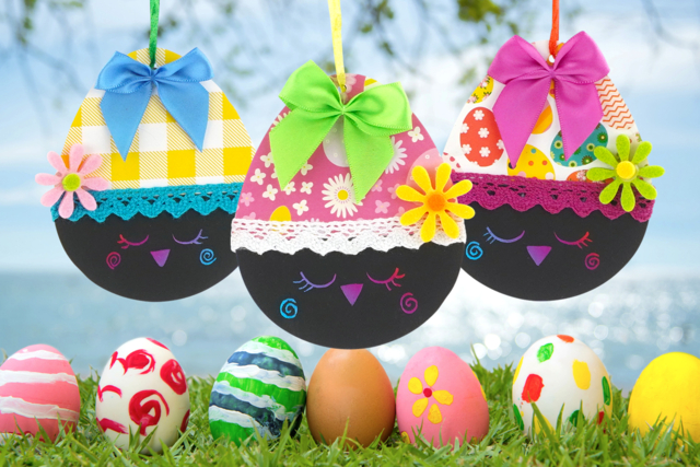 Scratchable Egg Decorations - 5 Shapes - 2 - Easter Craft Kits - 10doigts.com - Kits créatifs Pâques - 10doigts.fr