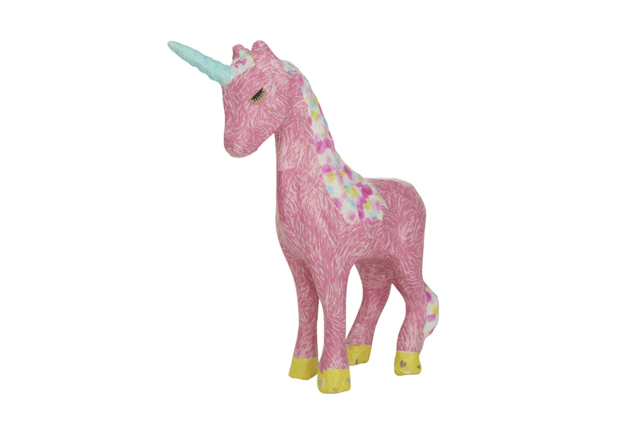 Paper Mache Unicorn - 2 - Cardboard Animals - 10doigts.com - Animaux en carton - 10doigts.fr