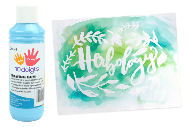 Drawing gum, masking liquid - 250 ml - 1 - Liquid Inks - 10doigts.com - Encres liquides : la pureté de la couleur pour vos dessins - 10doigts.fr
