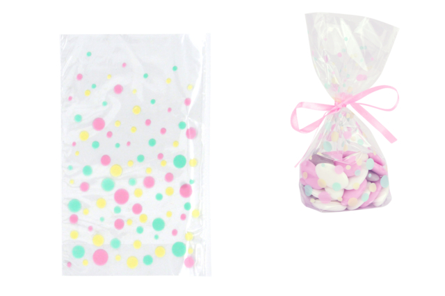 Crystal Bags - Polka Dot Patterns - 3 - Gift Wrap and Bags - 10doigts.com - Papiers cadeaux et sacs à décorer - 10doigts.fr