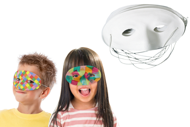 Loup carnaval - Masques créatifs enfants - 10doigts.fr