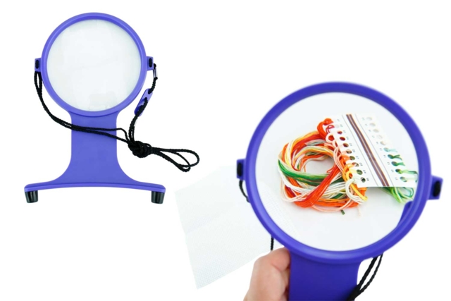 Lupa de manos libres focus - Outils de mercerie - 10doigts.fr