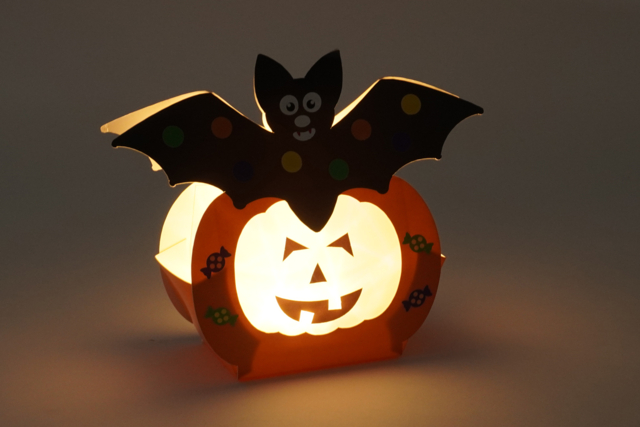 luminaria calabaza - Kits créatifs Halloween - 10doigts.fr