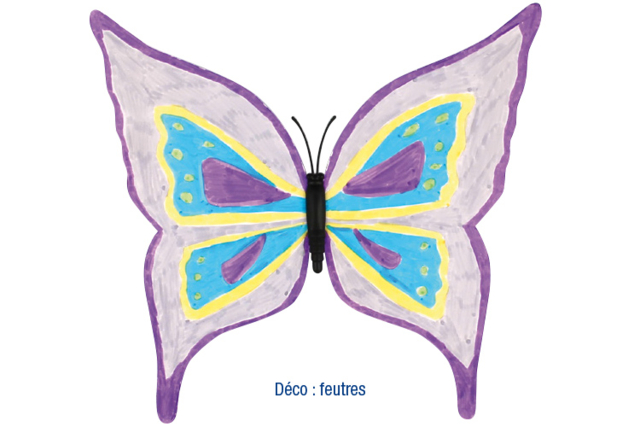 Butterfly Magnets - 6 Pieces - 2 - Paper Supports - 10doigts.com - Supports en papier - 10doigts.fr