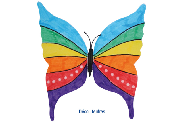 Butterfly Magnets - 6 Pieces - 3 - Paper Supports - 10doigts.com - Supports en papier - 10doigts.fr