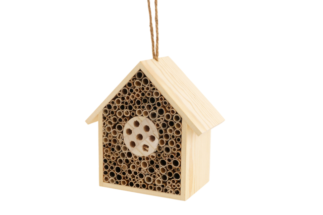 Wooden Insect Hotel - 3 - Wooden Birdhouses and Feeders - 10doigts.com - Nichoirs, mangeoires et refuges en bois à décorer - 10doigts.fr