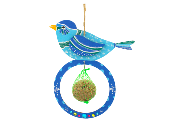 Bird Feeders + Fat Balls - 6 pcs - 5 - Wooden Birdhouses and Feeders - 10doigts.com - Nichoirs, mangeoires et refuges en bois à décorer - 10doigts.fr
