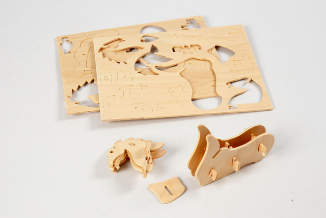 Maqueta 3D mecanismo caballo - Maquettes en bois - 10doigts.fr