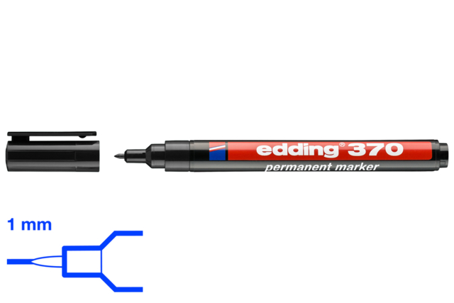 Black Permanent Markers - 5 - Permanent Markers - 10doigts.com - Marqueurs permanents : une tenue indélébile sur toutes les surfaces - 10doigts.fr