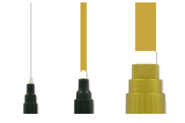 Metallic Permanent Markers in Gold, Silver or White - 6 - Paint Markers - 10doigts.com - Marqueurs peinture : l'intensité de l'acrylique au bout des doigts - 10doigts.fr