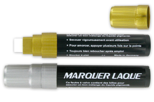 Metallic Permanent Markers in Gold, Silver or White - 10 - Paint Markers - 10doigts.com - Marqueurs peinture : l'intensité de l'acrylique au bout des doigts - 10doigts.fr
