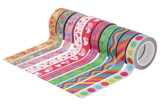 cinta adhesiva de enmascarar - Masking tape (Washi tape) - 10doigts.fr