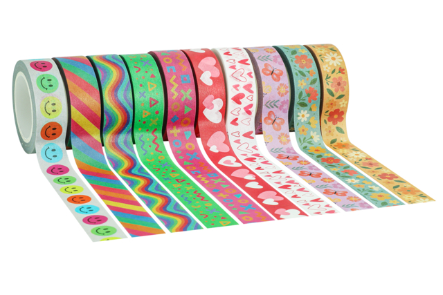 cinta adhesiva decorativa - Masking tape (Washi tape) - 10doigts.fr
