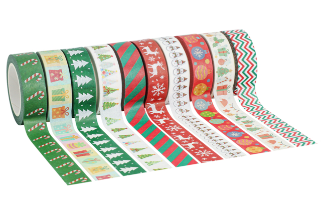cinta adhesiva de enmascarar - Masking tape (Washi tape) - 10doigts.fr