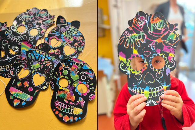 Máscara calaveras instagram 2 - Masques créatifs enfants - 10doigts.fr