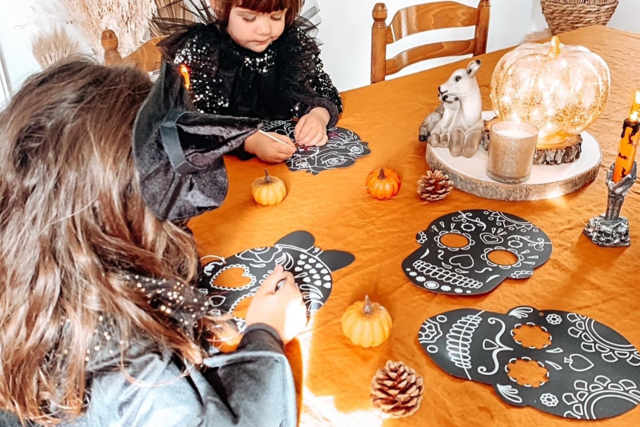 Máscara calaveras instagram - Masques créatifs enfants - 10doigts.fr