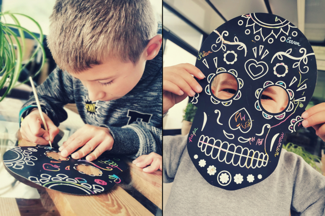 Máscara calaveras instagram4 - Masques créatifs enfants - 10doigts.fr