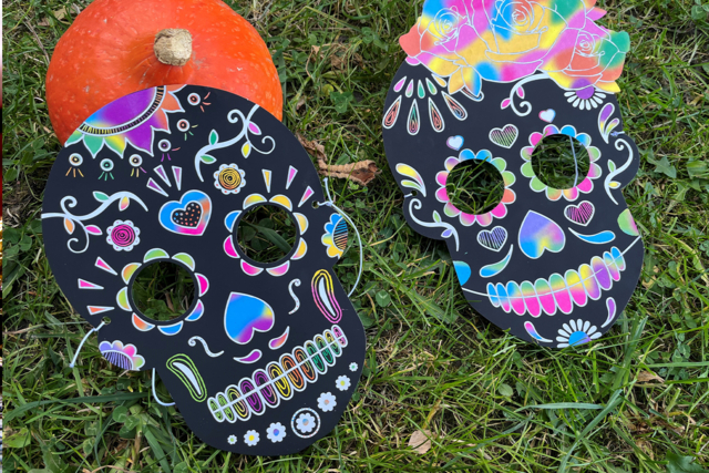 Máscara calaveras instagram8 - Masques créatifs enfants - 10doigts.fr