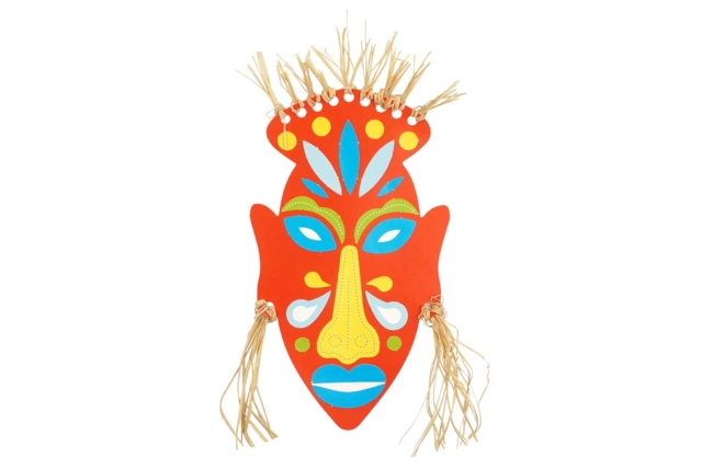 orange mask - Masques créatifs enfants - 10doigts.fr