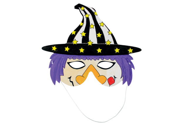 máscara de bruja - Masques créatifs enfants - 10doigts.fr