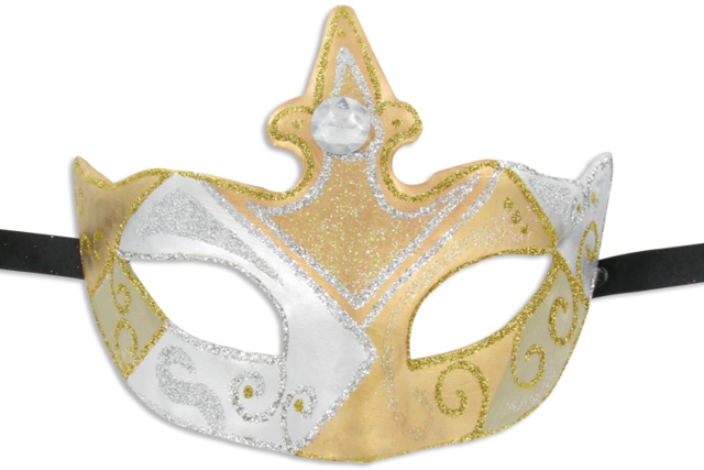Máscara veneciana corona - Masques de Carnaval à décorer, à colorier ou à gratter pour les enfants - 10doigts.fr