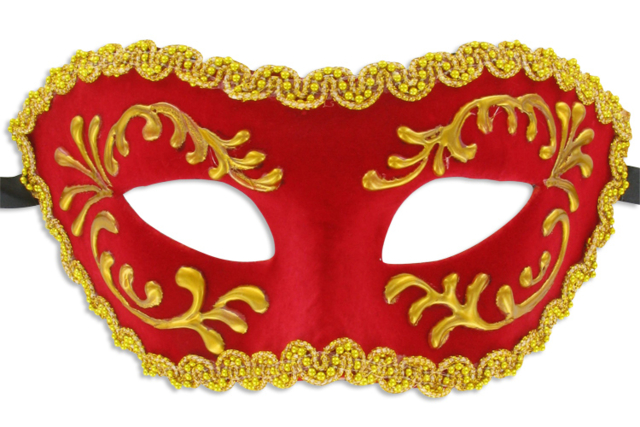 Rigid Venetian Masks - 12 Pieces - 8 - Carnival Masks - 10doigts.com - Masques de Carnaval à décorer, à colorier ou à gratter pour les enfants - 10doigts.fr