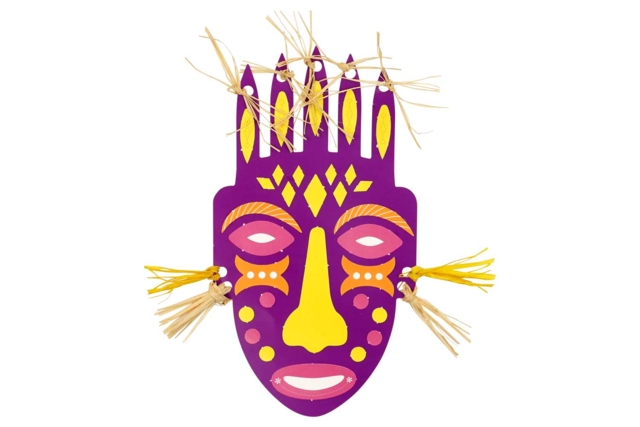purple mask - Masques créatifs enfants - 10doigts.fr