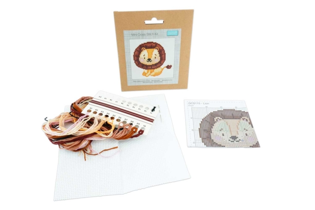 Cross Stitch Kit: Lion - 3 - Sewing Kits - 10doigts.com - Kits Mercerie - 10doigts.fr