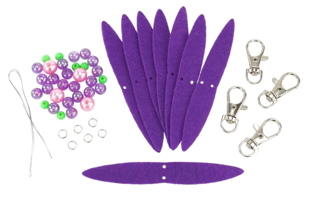 Dragonfly Keychain Kit - 4 Pieces - 2 - Keychains - 10doigts.com - Porte-clés - 10doigts.fr