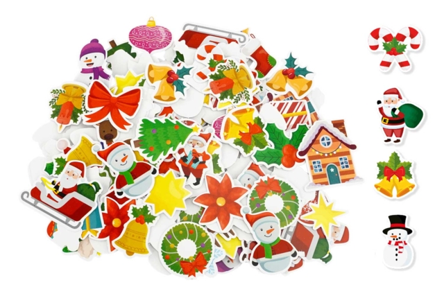 Maxi pack Christmas embellishments - 220 pieces - 1 - Small Christmas Decorations - 10doigts.com - Petites décorations de Noël - 10doigts.fr
