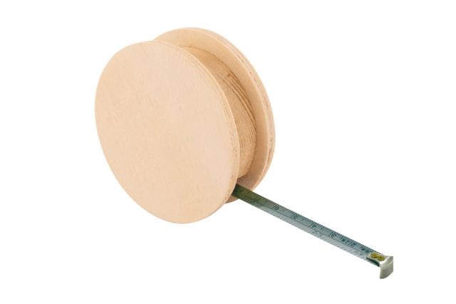 Natural Wood Tape Measure - 2 - Office Supplies - 10doigts.com - Objets pour le bureau : personnalisez votre espace de travail - 10doigts.fr