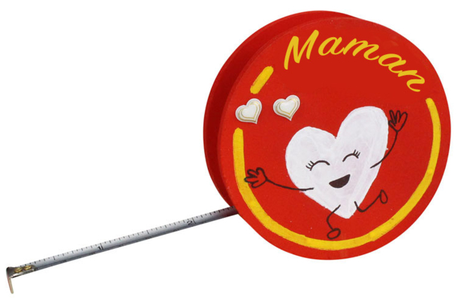 Natural Wood Tape Measure - 3 - Office Supplies - 10doigts.com - Objets pour le bureau : personnalisez votre espace de travail - 10doigts.fr