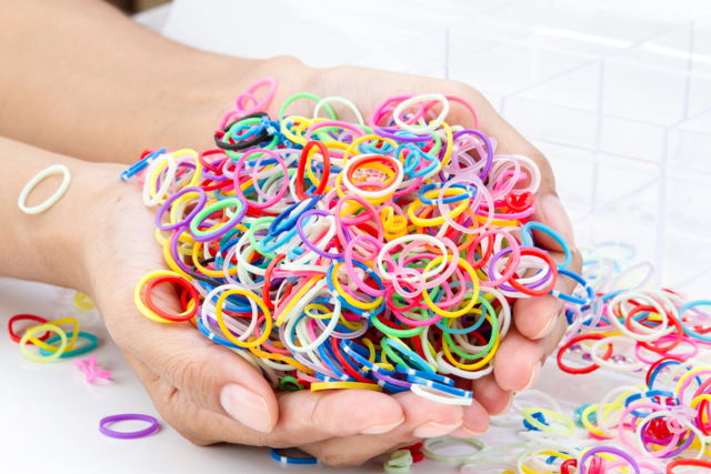 Loom Elastic Bracelets Kit - 4000 Pieces - 5 - Elastic Bracelets - 10doigts.com - Bracelets en élastiques - 10doigts.fr