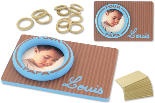 DIY Wooden Frames - 12 Pieces - 1 - Wooden Photo Frames - 10doigts.com - Cadres photo en bois à décorer - 10doigts.fr