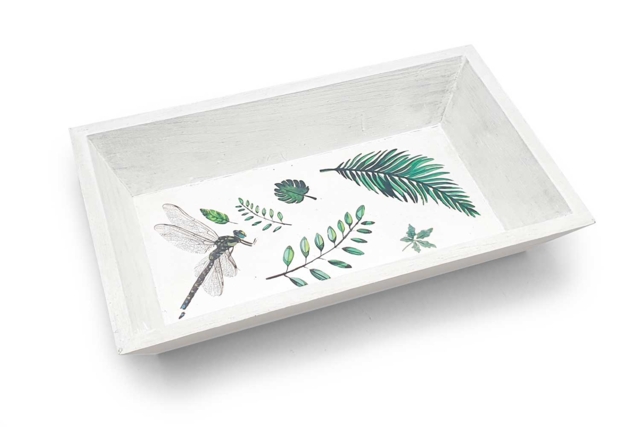 Mini bandeja evasada de madera - Plateaux en bois à décorer - 10doigts.fr