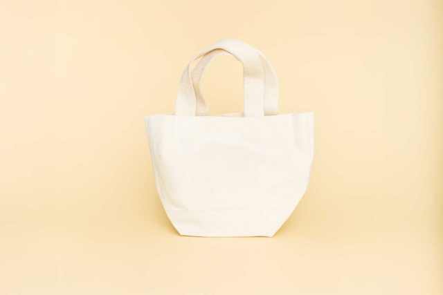 Mini Cotton Bag in Ecru - 1 - Cotton, Linen - Textiles - 10doigts.com - Coton, lin - Textiles - 10doigts.fr