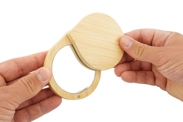 Bamboo Bag Mirror - 3 - Decorative Mirrors - 10doigts.com - Miroirs à décorer - 10doigts.fr