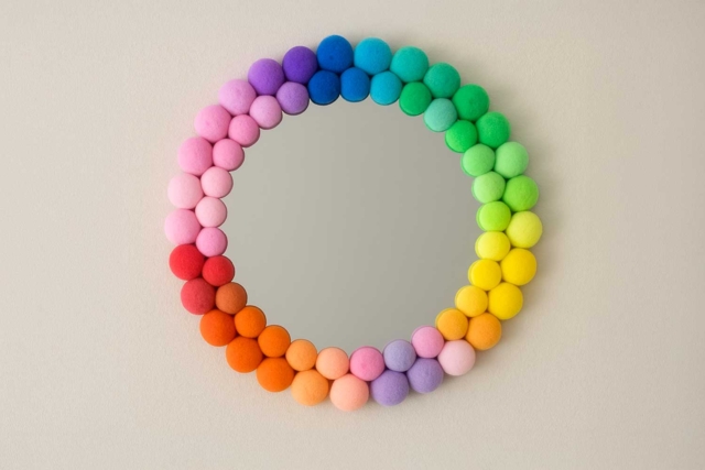 Round Mirrors 12 cm - 3 Pieces - 2 - Decorative Mirrors - 10doigts.com - Miroirs à décorer - 10doigts.fr