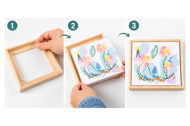 The term "montage cadre et chassis" refers to the assembly or mounting of a frame and a stretched canvas. In arts and crafts, this involves fitting a canvas tightly over a wooden frame (chassis) to pr - Châssis et Cartons toilés - 10doigts.fr