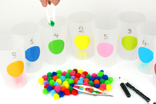 Unbreakable Plastic Cup - 11 cm - 6 - Opaque Plastic - 10doigts.com - Plastique Opaque - 10doigts.fr