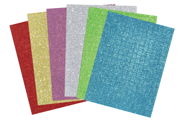 Glitter Adhesive Mosaics - 1596 pcs - 1 - Mosaic Stickers - 10doigts.com - Stickers mosaïques : l’art du collage de précision pour les enfants - 10doigts.fr