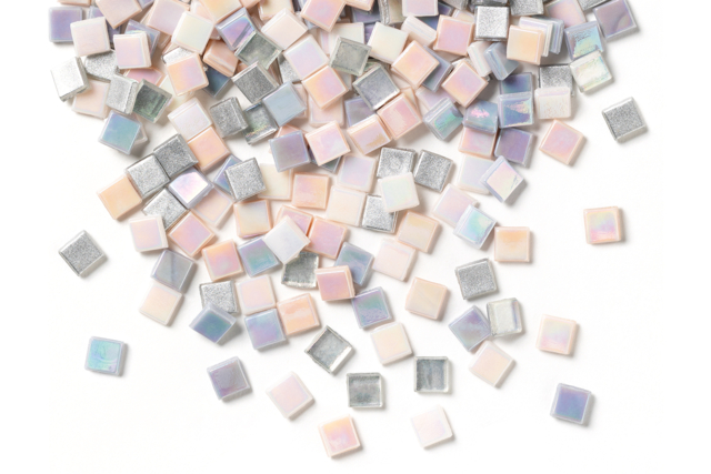 mosaicos irisados en vidrio - Mosaïques en verre - 10doigts.fr