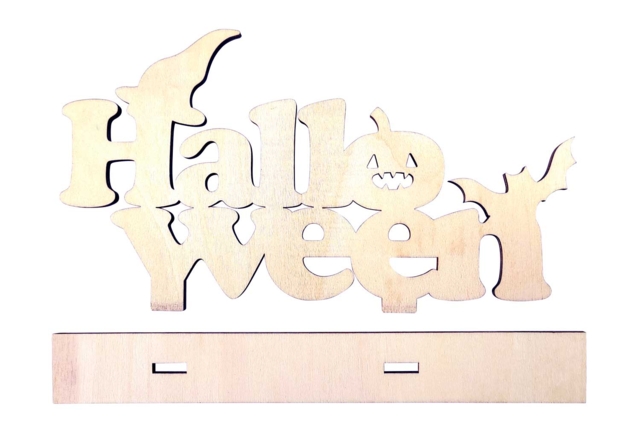 Halloween Wooden Table Decoration - 3 - Halloween Decoration Stands - 10doigts.com - Supports d'Halloween à décorer - 10doigts.fr
