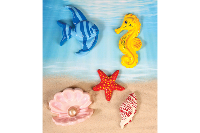 Thermoformed Mold - Ocean Theme - 5 - Molds for plaster, soap, concrete ... - 10doigts.com - Moules pour plâtre, savon, béton ... - 10doigts.fr