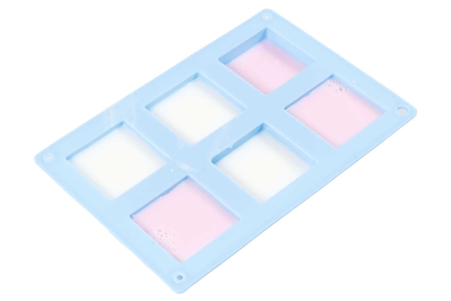 Silicone Mold, Cube Shapes - 6 - Molds for plaster, soap, concrete ... - 10doigts.com - Moules pour plâtre, savon, béton ... - 10doigts.fr
